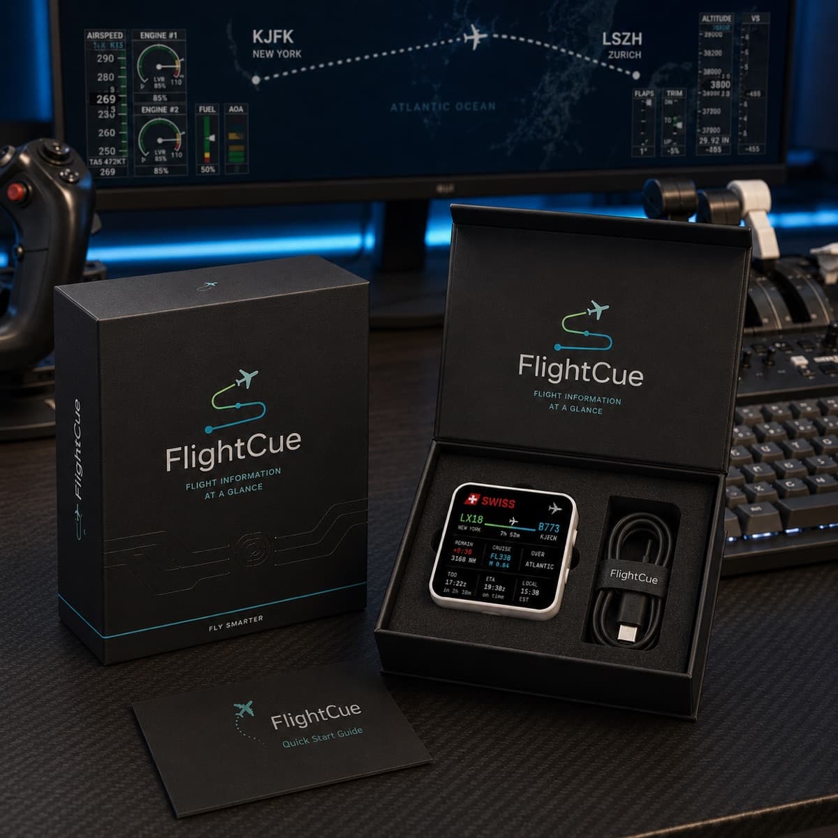 Setup step 4 — live flight syncing