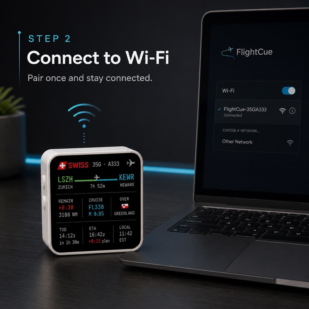 Tutorial — tap to toggle radio